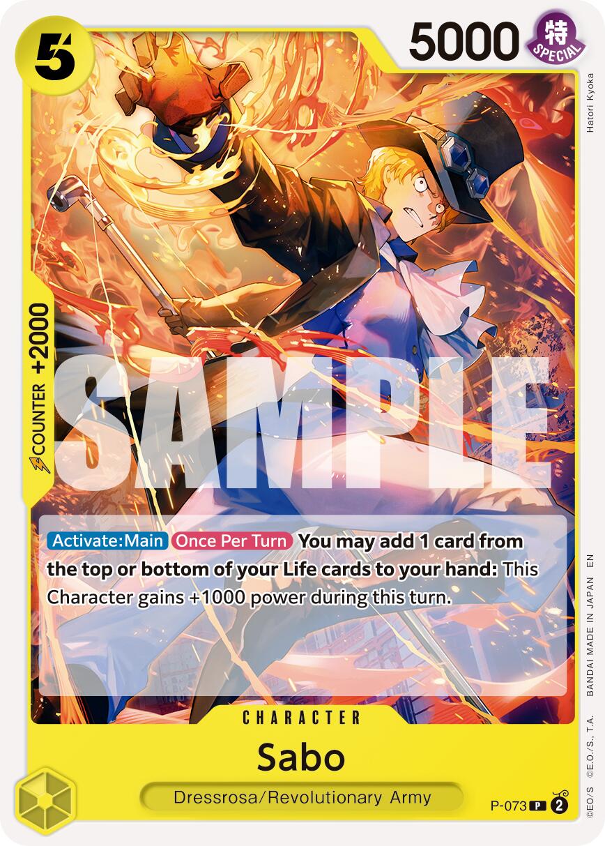 Sabo (P-073) (Reprint) [Premium Booster -The Best- Vol. 2] | Galaxy Games LLC