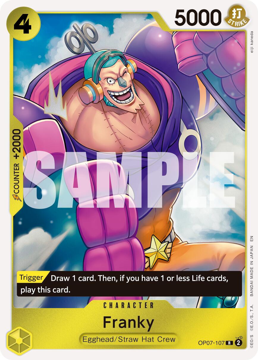 Franky (OP07-107) (Reprint) [Premium Booster -The Best- Vol. 2] | Galaxy Games LLC