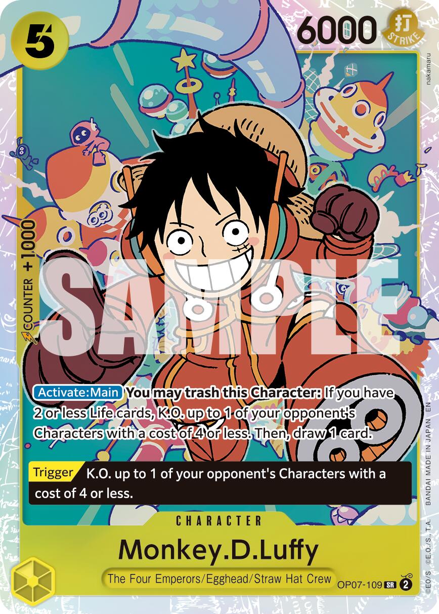 Monkey.D.Luffy (OP07-109) (Reprint) [Premium Booster -The Best- Vol. 2] | Galaxy Games LLC