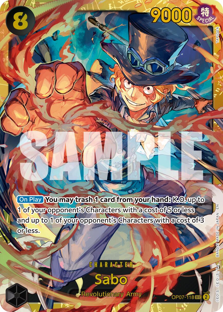 Sabo (OP07-118) (Reprint) [Premium Booster -The Best- Vol. 2] | Galaxy Games LLC