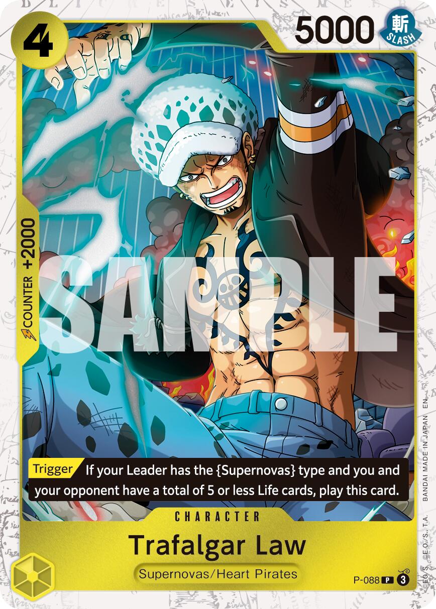 Trafalgar Law (P-088) (Pirate Foil) [Premium Booster -The Best- Vol. 2] | Galaxy Games LLC