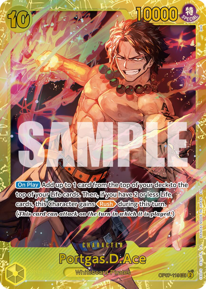 Portgas.D.Ace (OP07-119) (Reprint) [Premium Booster -The Best- Vol. 2] | Galaxy Games LLC