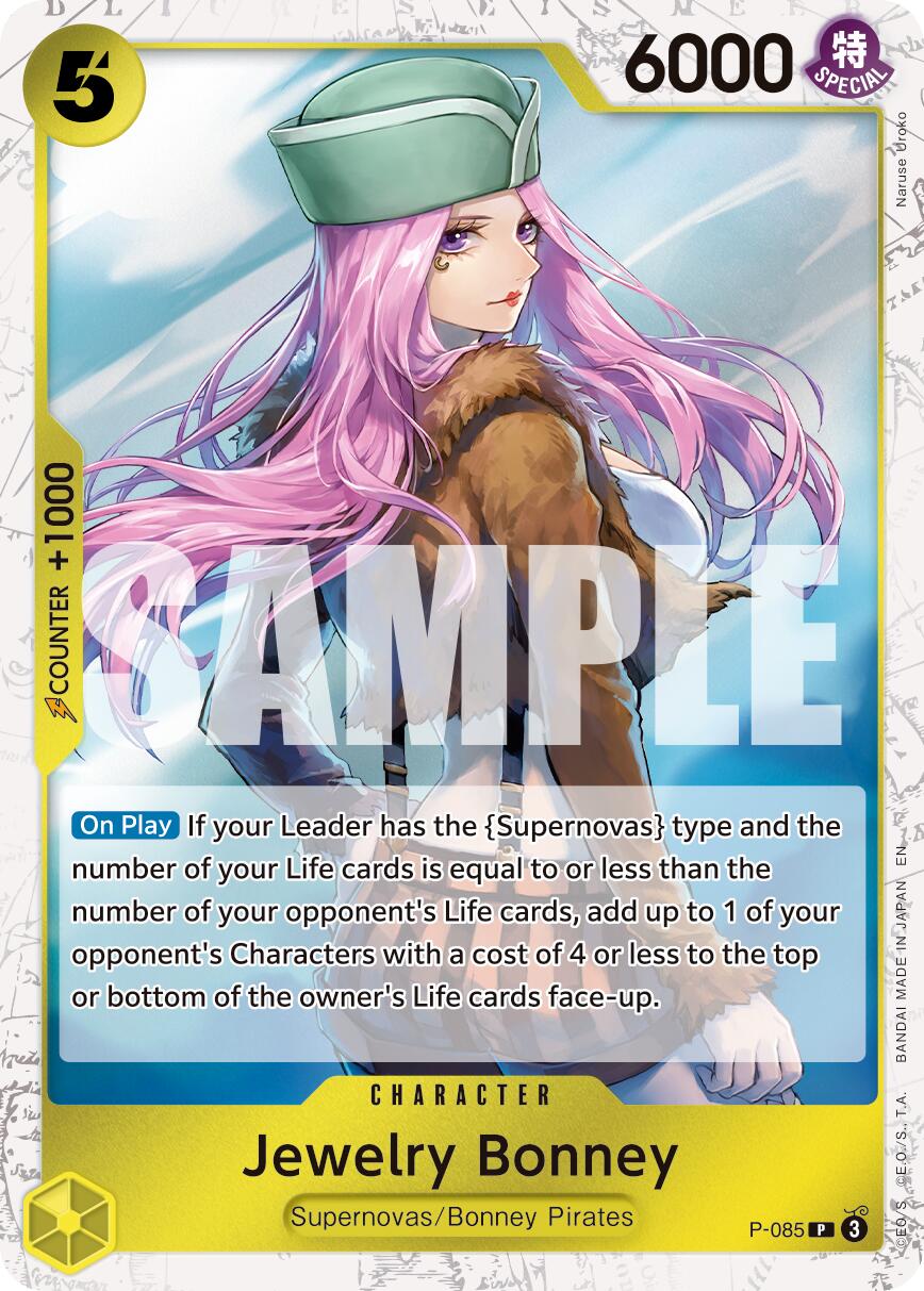 Jewelry Bonney (P-085) (Pirate Foil) [Premium Booster -The Best- Vol. 2] | Galaxy Games LLC