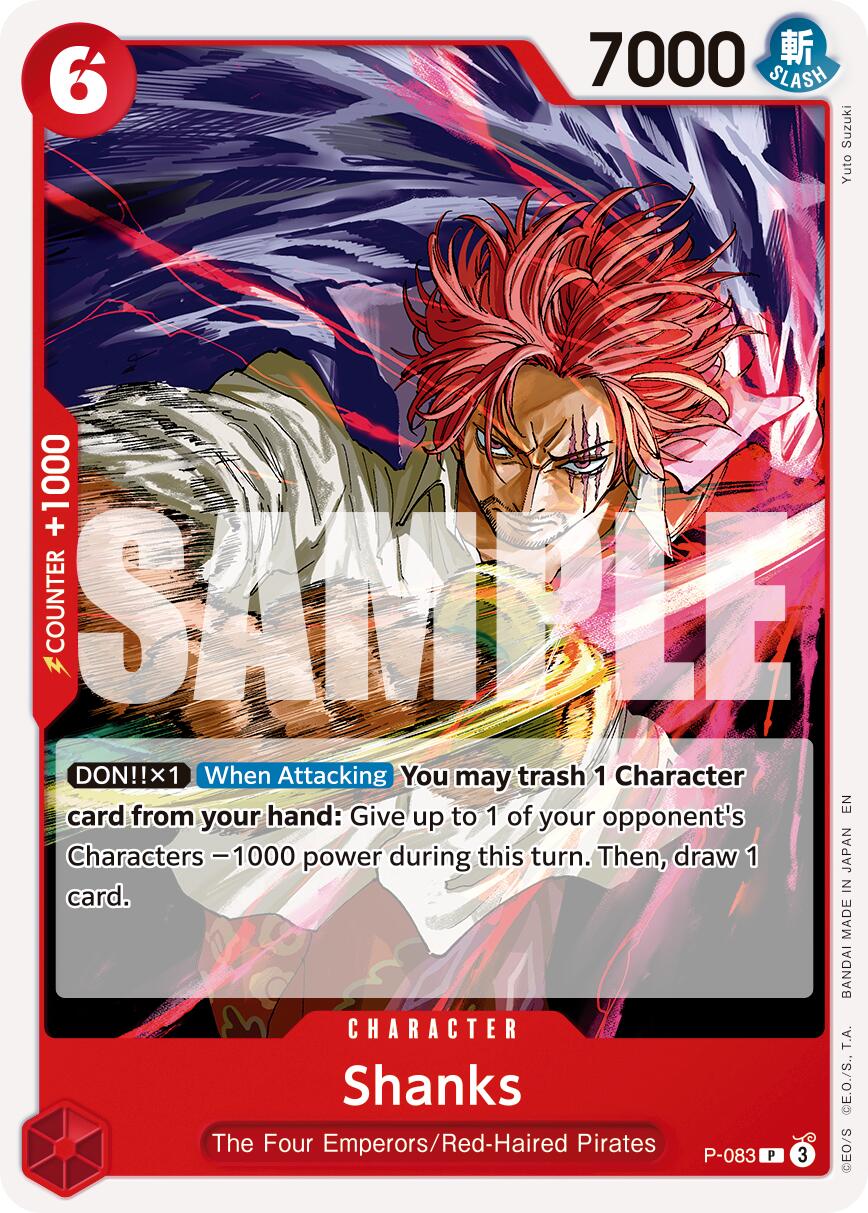 Shanks (P-083) (Reprint) [Premium Booster -The Best- Vol. 2] | Galaxy Games LLC