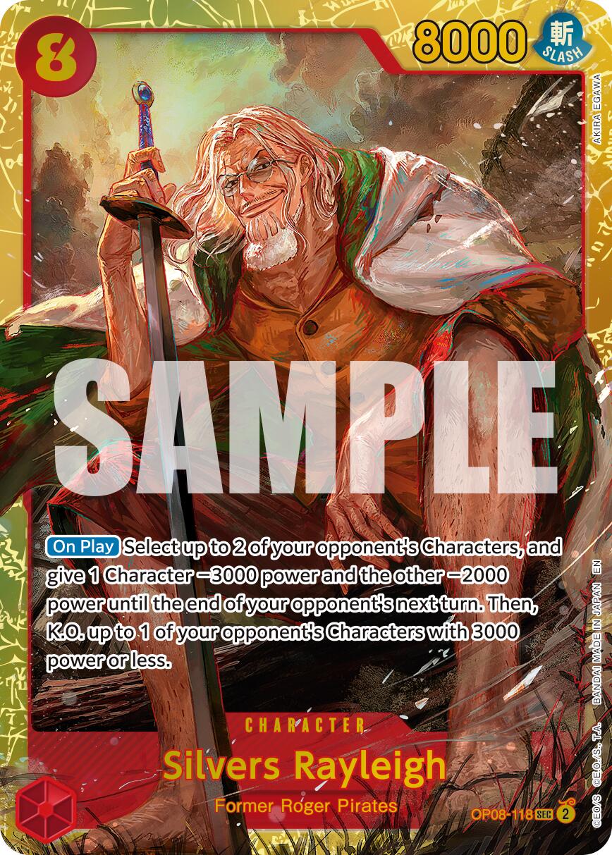 Silvers Rayleigh (OP08-118) (Reprint) [Premium Booster -The Best- Vol. 2] | Galaxy Games LLC