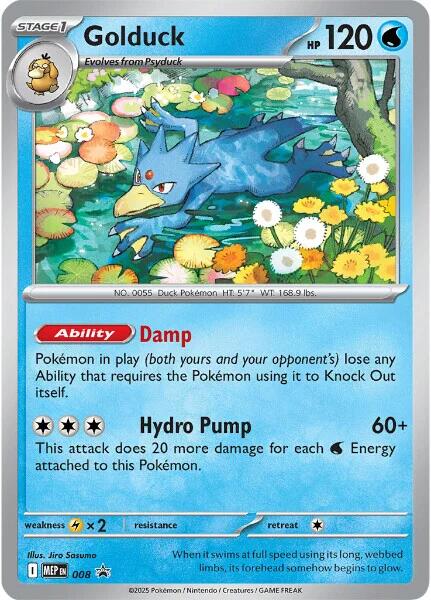 Golduck (008) [Mega Evolutions Promo] | Galaxy Games LLC