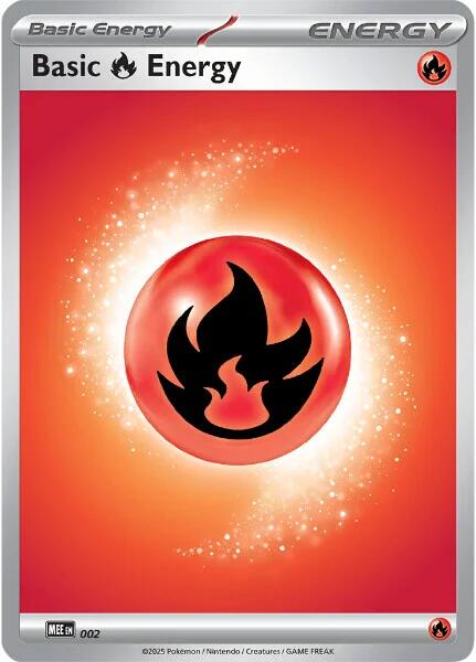 Basic Fire Energy - 002 [Mega Evolution Energies] | Galaxy Games LLC
