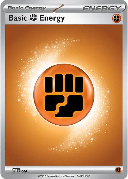 Basic Fighting Energy - 006 [Mega Evolution Energies] | Galaxy Games LLC