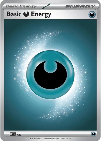 Basic Darkness Energy - 007 [Mega Evolution Energies] | Galaxy Games LLC