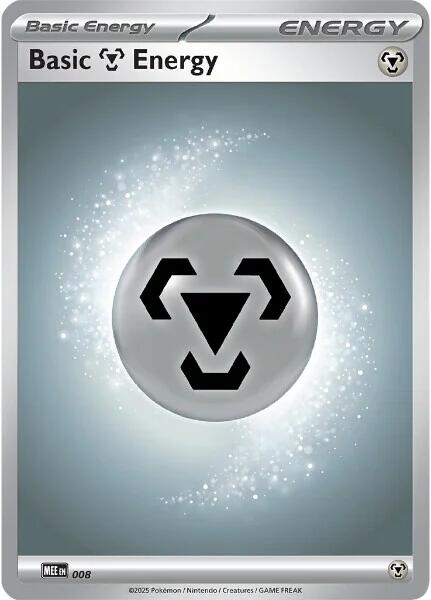 Basic Metal Energy - 008 [Mega Evolution Energies] | Galaxy Games LLC