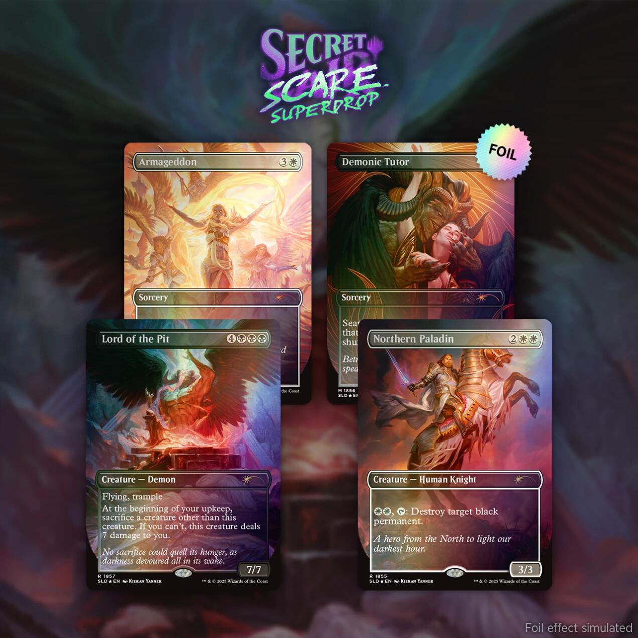 Secret Lair: Drop Series - Artist Series (Kieran Yanner - Rainbow Foil Edition) | Galaxy Games LLC