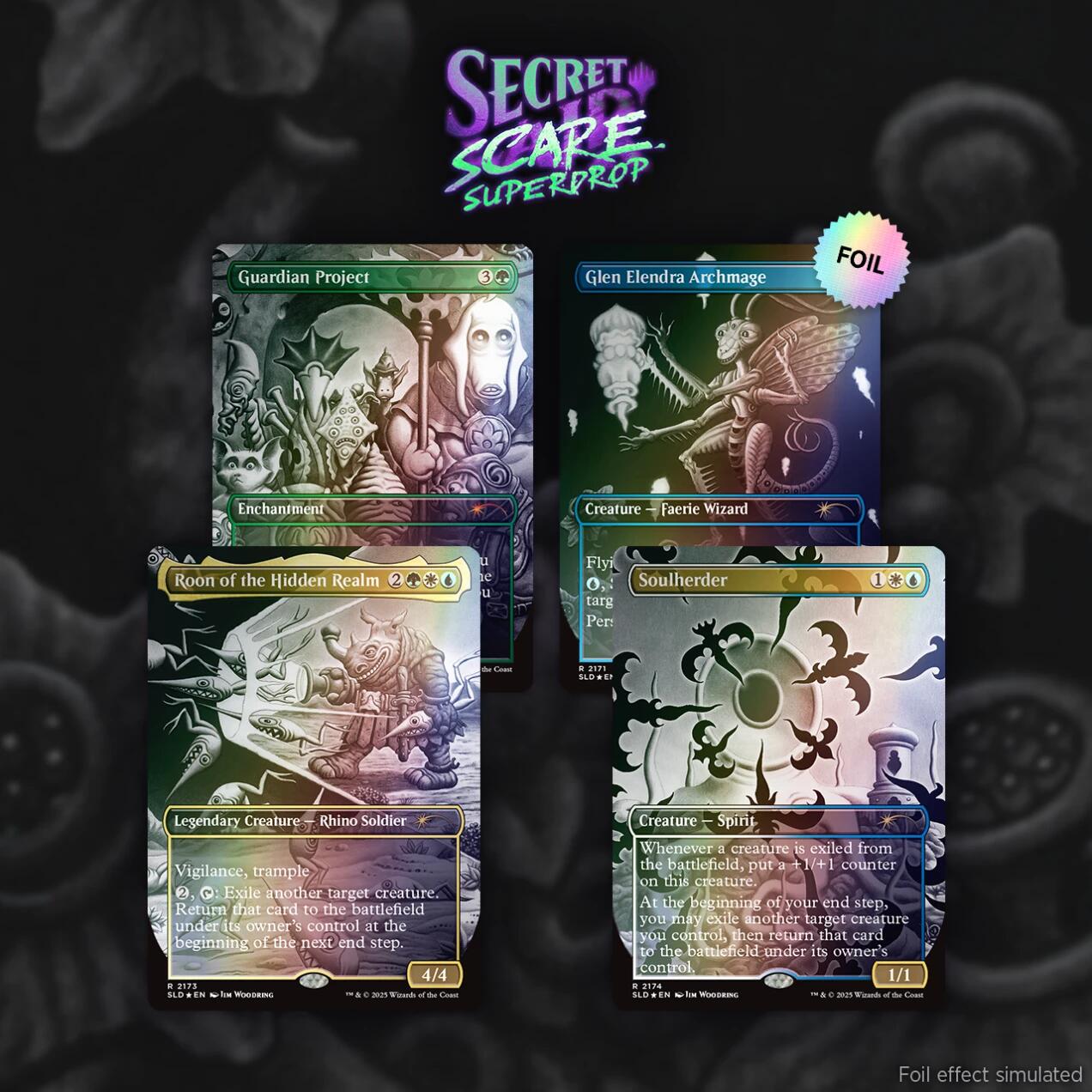 Secret Lair: Drop Series - Dreaming Darkly (Rainbow Foil Edition) | Galaxy Games LLC