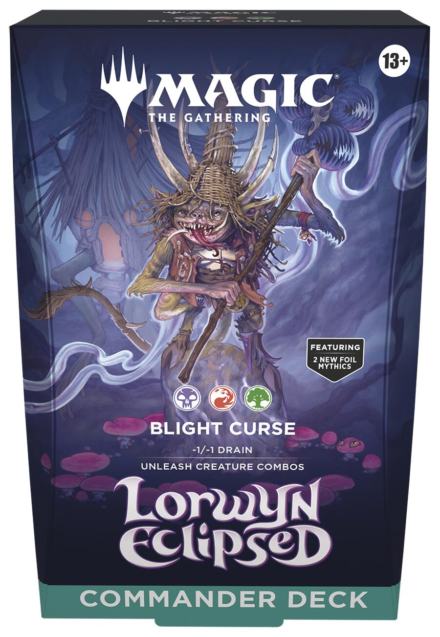 Lorwyn Eclipsed Commander Deck - Blight Curse | Galaxy Games LLC