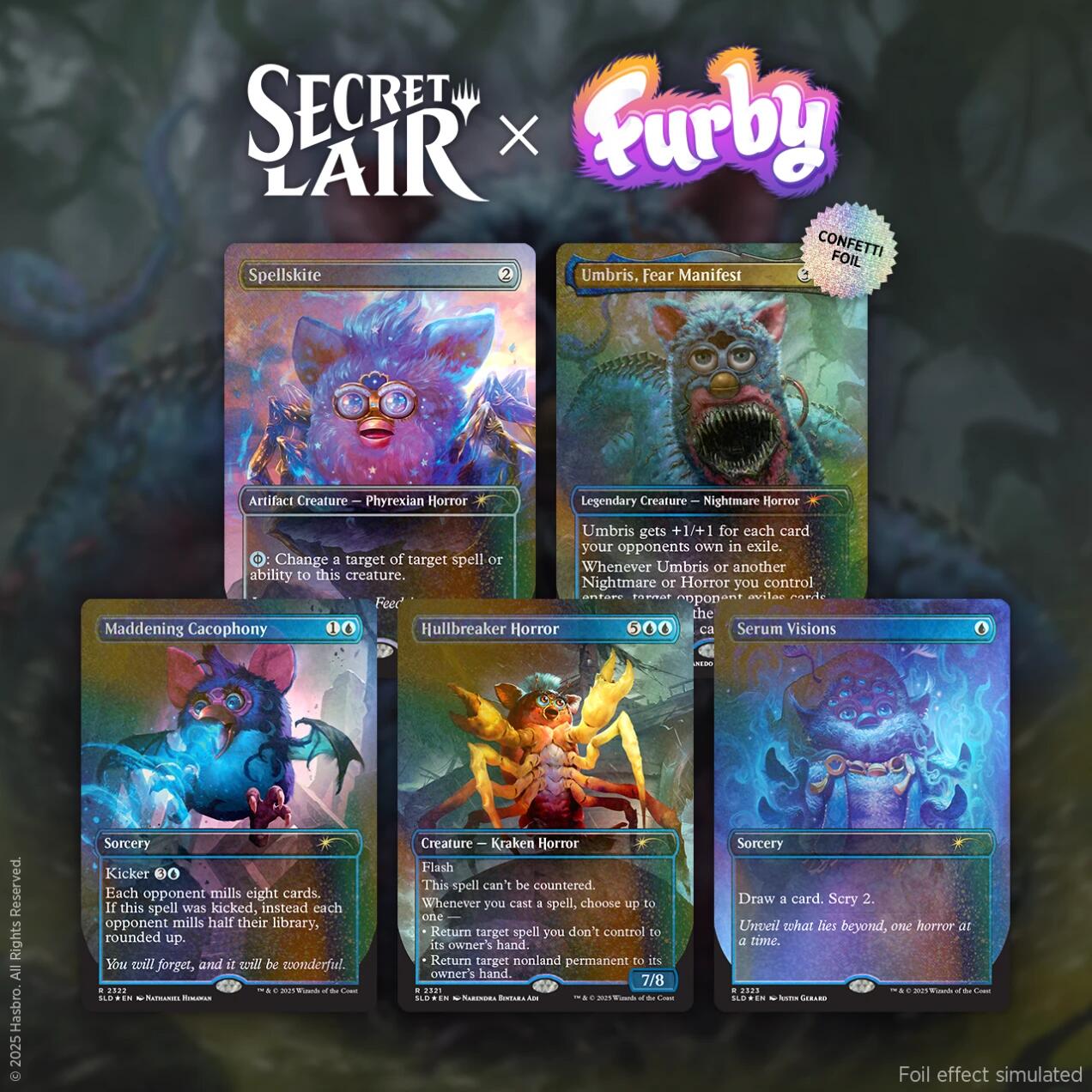 Secret Lair: Drop Series - Secret Lair x Furby: The Oddbodies (Confetti Foil Edition) | Galaxy Games LLC