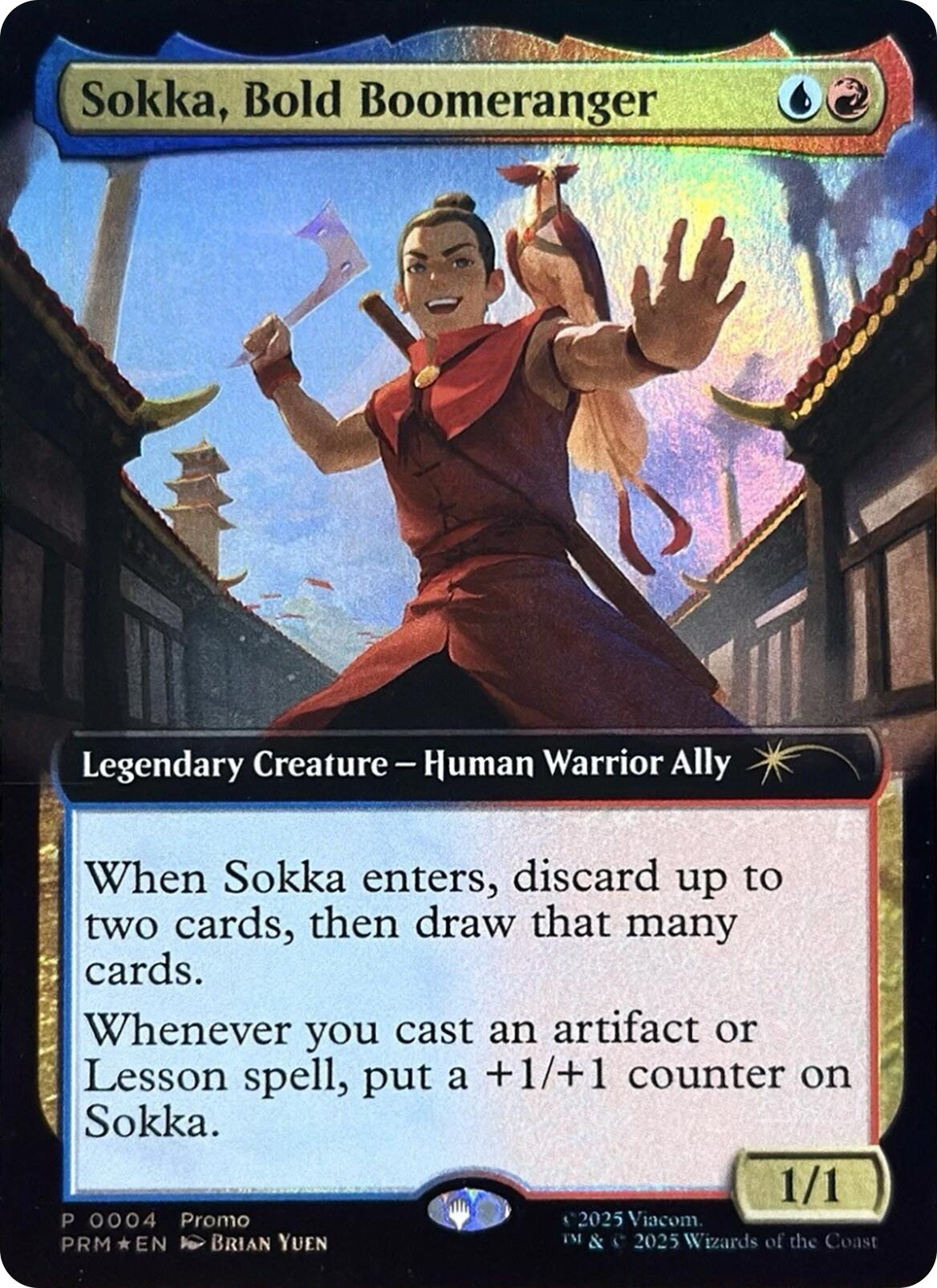 Sokka, Bold Boomeranger (Extended Art) [Media Promos] | Galaxy Games LLC