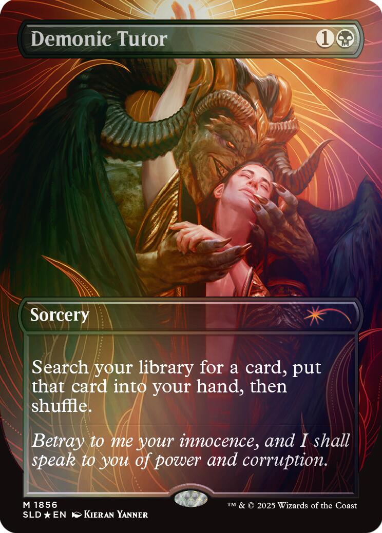 Demonic Tutor (Rainbow Foil) [Secret Lair Drop Series] | Galaxy Games LLC