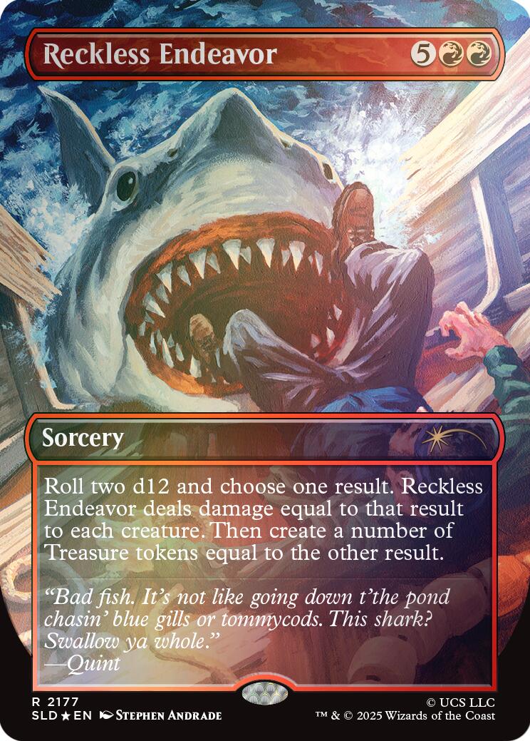 Reckless Endeavor (Rainbow Foil) [Secret Lair Drop Series] | Galaxy Games LLC