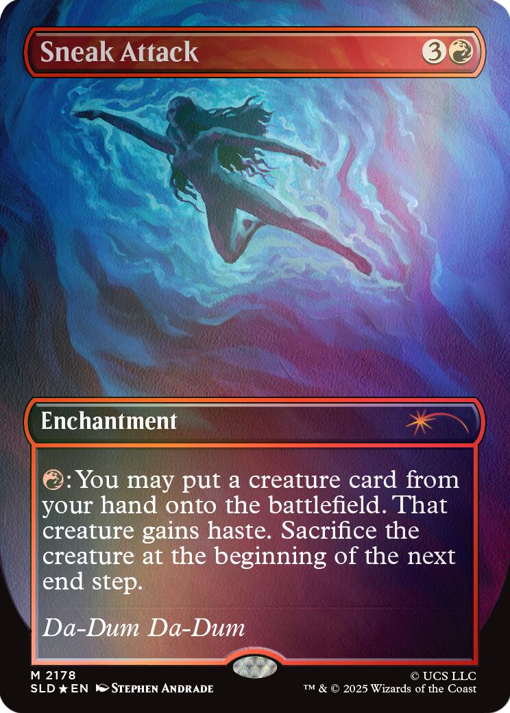 Sneak Attack (Rainbow Foil) [Secret Lair Drop Series] | Galaxy Games LLC