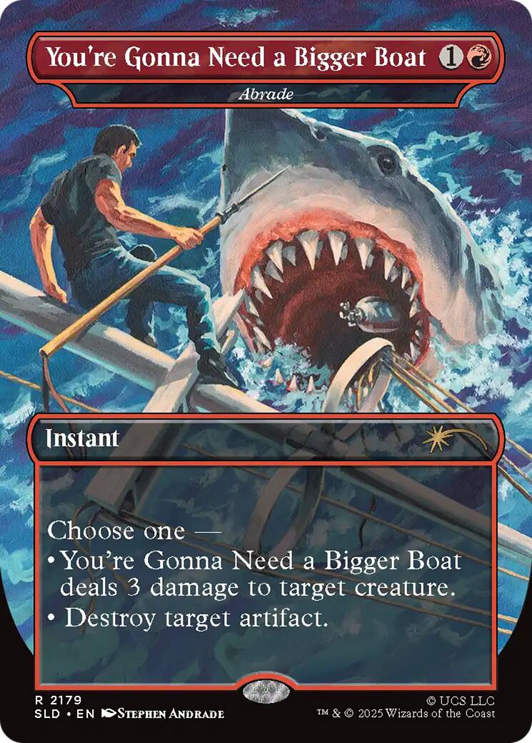 You're Gonna Need a Bigger Boat - Abrade [Secret Lair Drop Series] | Galaxy Games LLC