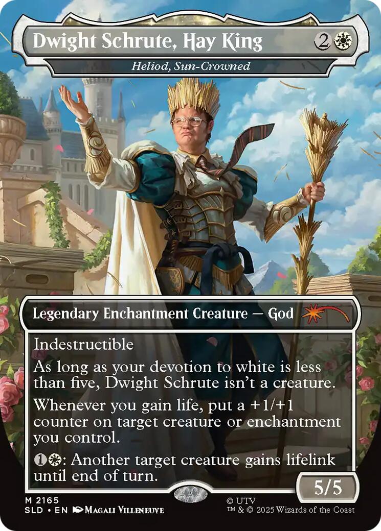 Dwight Schrute, Hay King - Heliod, Sun-Crowned [Secret Lair Drop Series] | Galaxy Games LLC