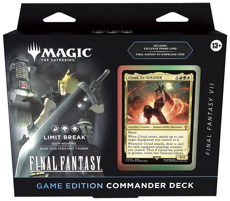 FINAL FANTASY - Commander Deck (FINAL FANTASY VII Limit Break - Game Edition) | Galaxy Games LLC