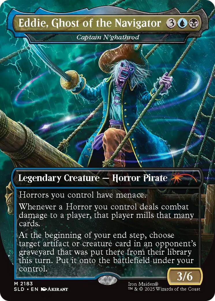 Eddie, Ghost of the Navigator - Captain N'ghathrod [Secret Lair Drop Series] | Galaxy Games LLC