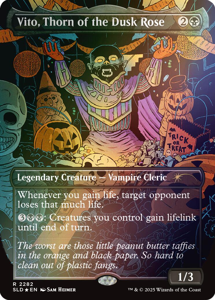 Vito, Thorn of the Dusk Rose (Rainbow Foil) [Secret Lair Drop Series] | Galaxy Games LLC