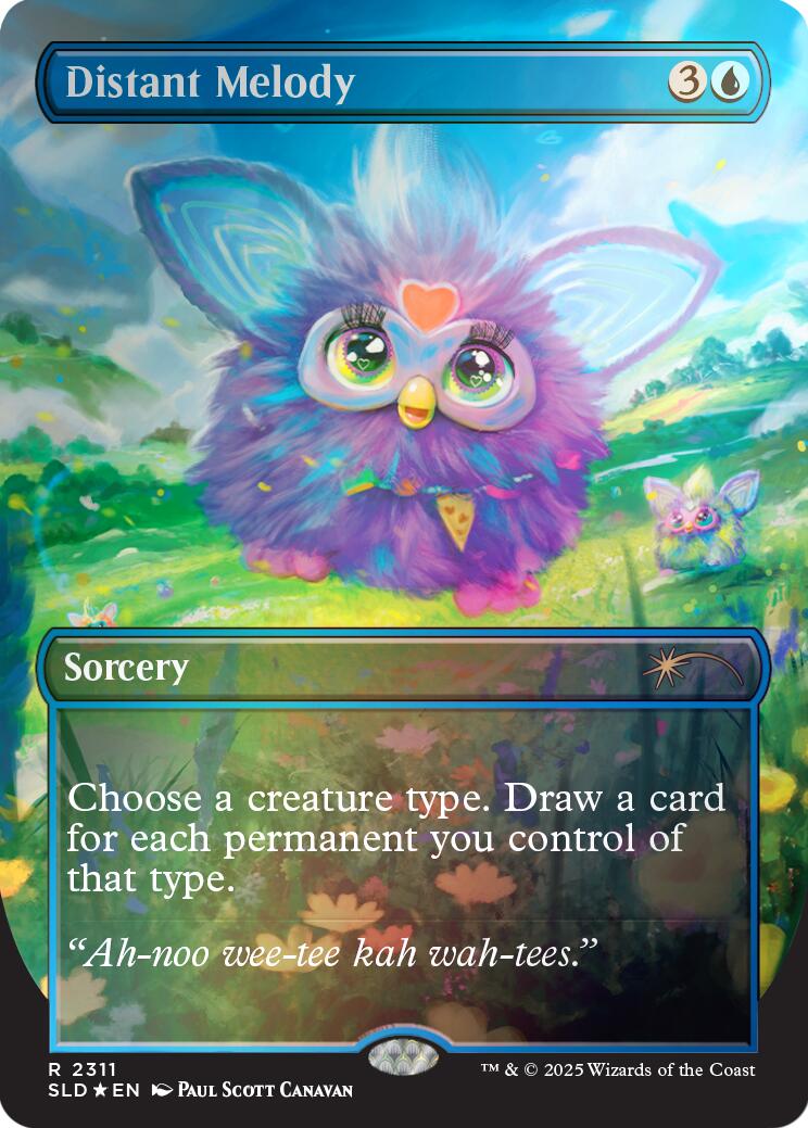 Distant Melody (2311) (Rainbow Foil) [Secret Lair Drop Series] | Galaxy Games LLC