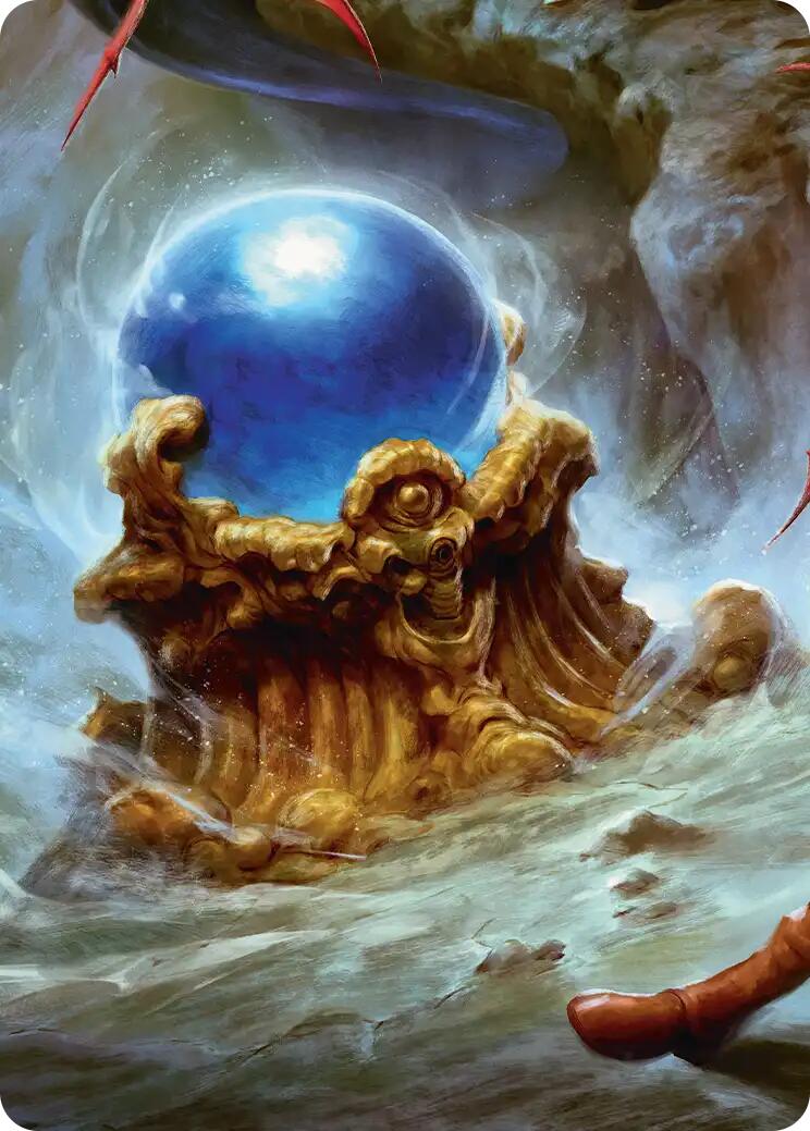 Chaos Shrine's Black Crystal Scene Art Card [FINAL FANTASY Art Series] | Galaxy Games LLC