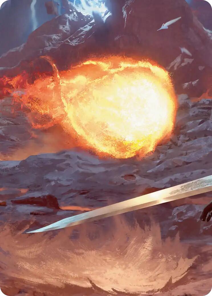 Duelist's Flame Scene Art Card [FINAL FANTASY Art Series] | Galaxy Games LLC