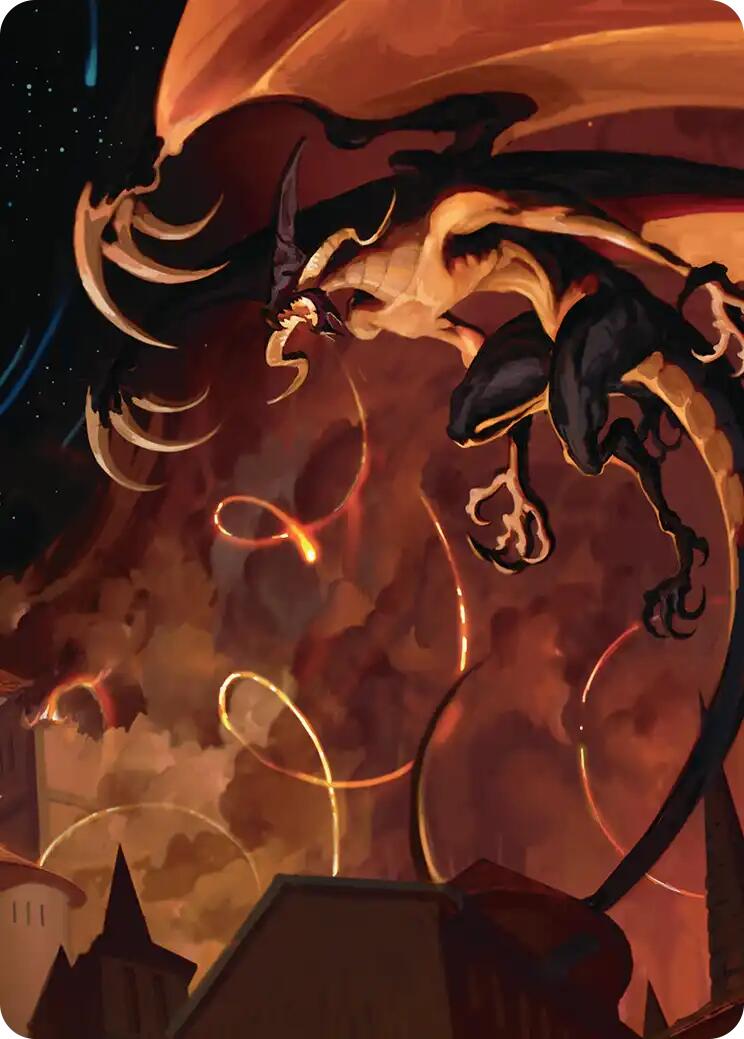 Mega Flare Scene Art Card [FINAL FANTASY Art Series] | Galaxy Games LLC