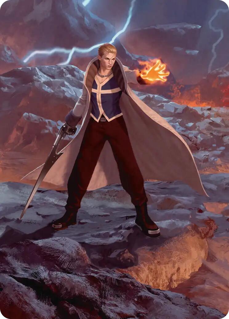 Seifer, Balamb Rival Scene Art Card [FINAL FANTASY Art Series] | Galaxy Games LLC