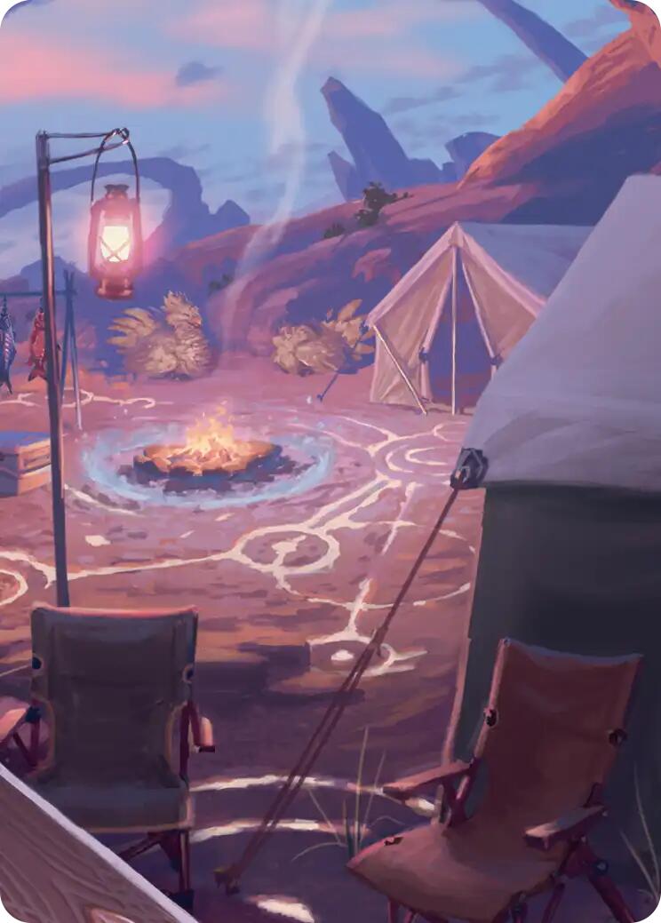 Chocobo Camp Scene Art Card [FINAL FANTASY Art Series] | Galaxy Games LLC