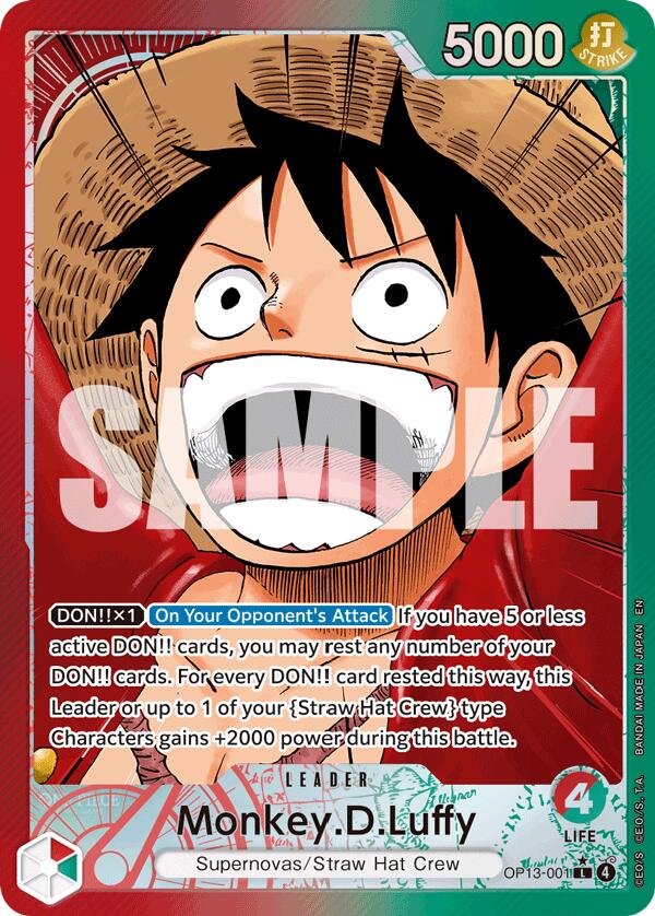 Monkey.D.Luffy (Alternate Art) [Carrying On His Will] | Galaxy Games LLC