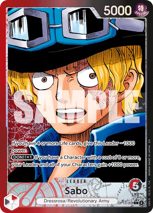 Sabo (Alternate Art) [Carrying On His Will] | Galaxy Games LLC