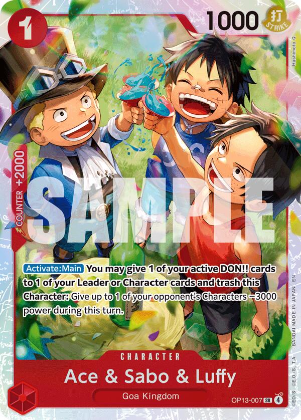 Ace & Sabo & Luffy [Carrying On His Will] | Galaxy Games LLC