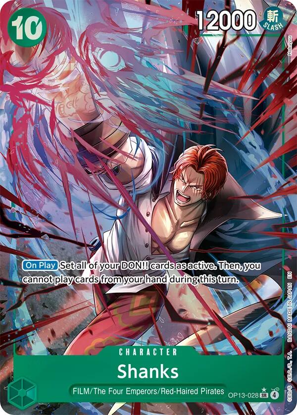 Shanks (Alternate Art) [Carrying On His Will] | Galaxy Games LLC