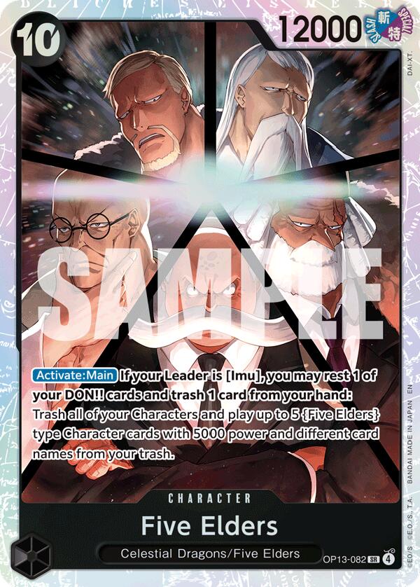 Five Elders [Carrying On His Will] | Galaxy Games LLC