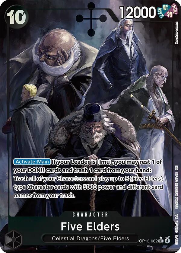 Five Elders (Alternate Art) [Carrying On His Will] | Galaxy Games LLC