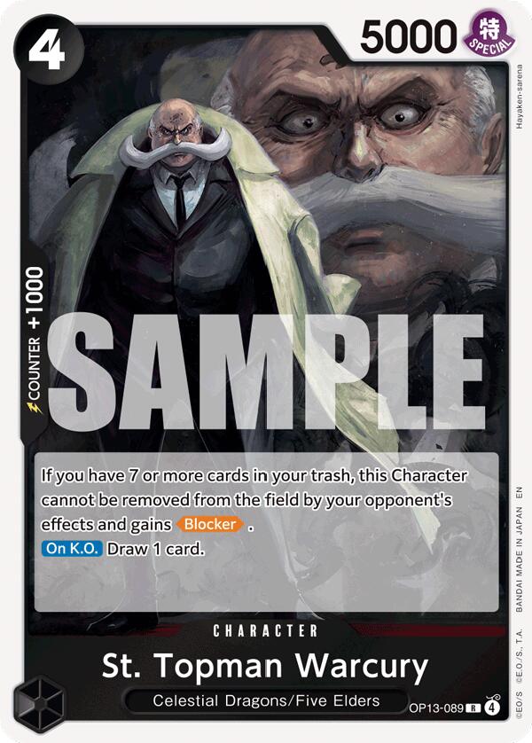 St. Topman Warcury [Carrying On His Will] | Galaxy Games LLC