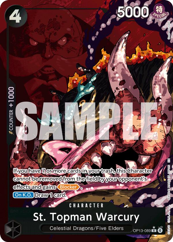 St. Topman Warcury (Alternate Art) [Carrying On His Will] | Galaxy Games LLC