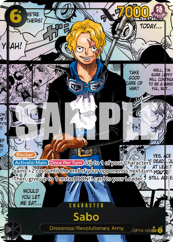 Sabo (Super Alternate Art) [Carrying On His Will] | Galaxy Games LLC