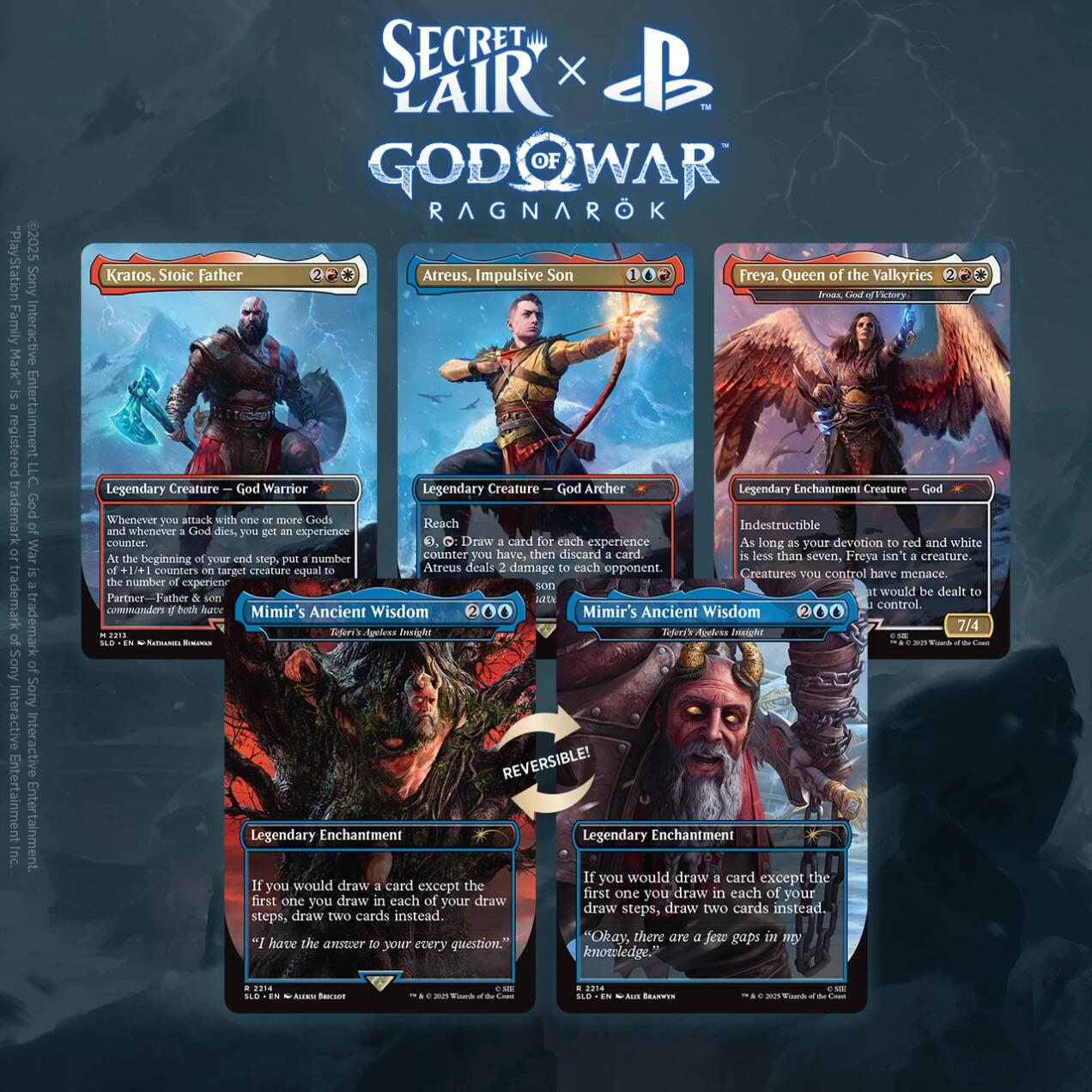 Secret Lair x God of War (Norse - Non-Foil Edition) | Galaxy Games LLC