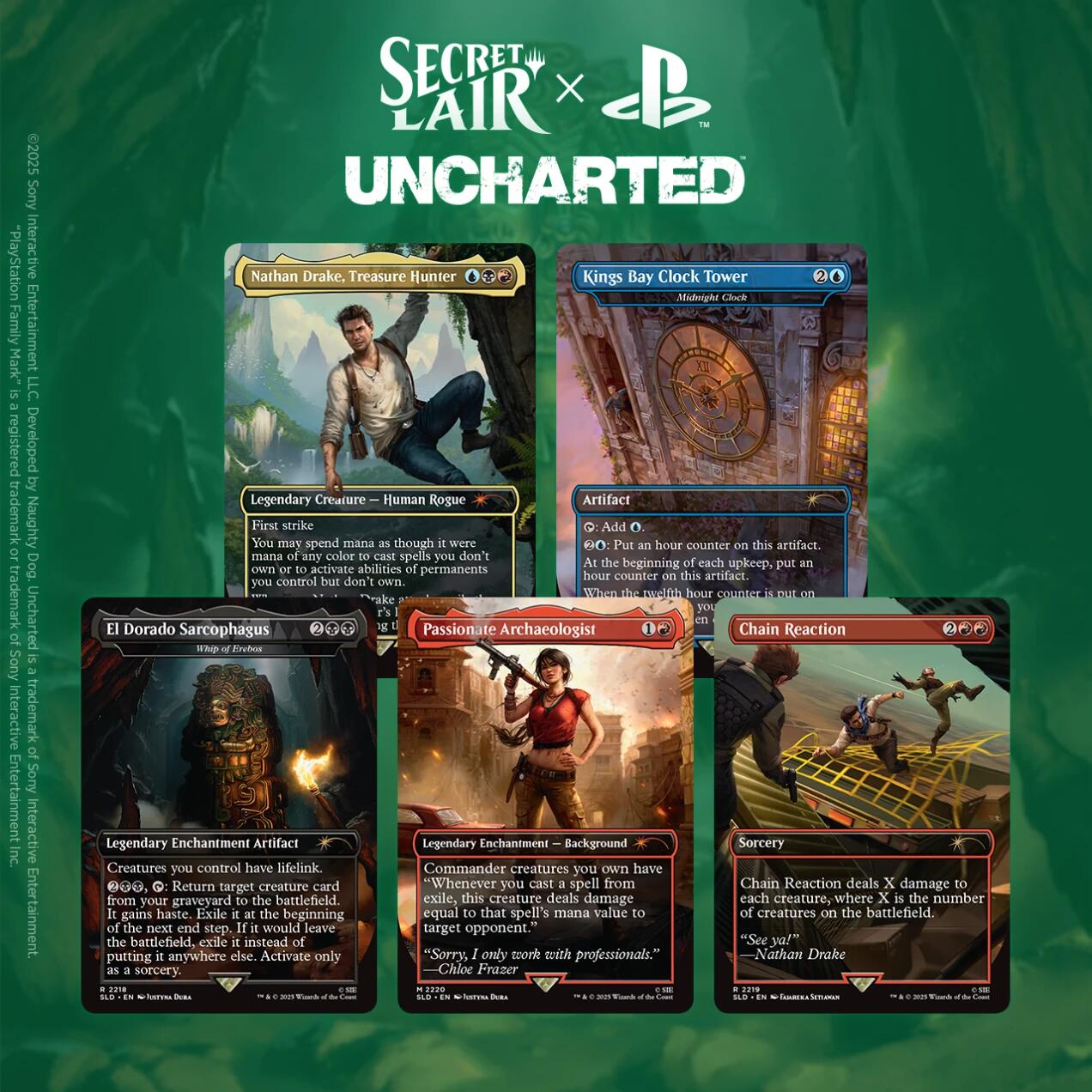 Secret Lair x Uncharted (Non-Foil Edition) | Galaxy Games LLC