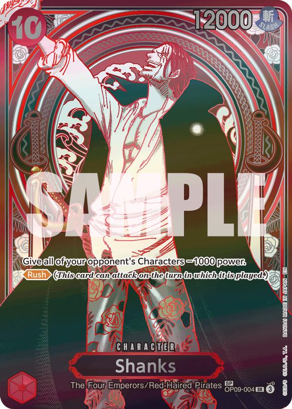 Shanks (OP09-004) (SP) (Silver) [Carrying On His Will] | Galaxy Games LLC