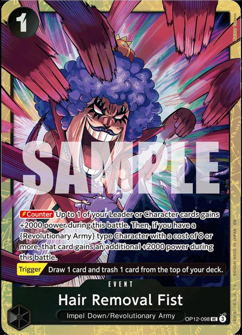 Hair Removal Fist [One Piece Promotion Cards] | Galaxy Games LLC