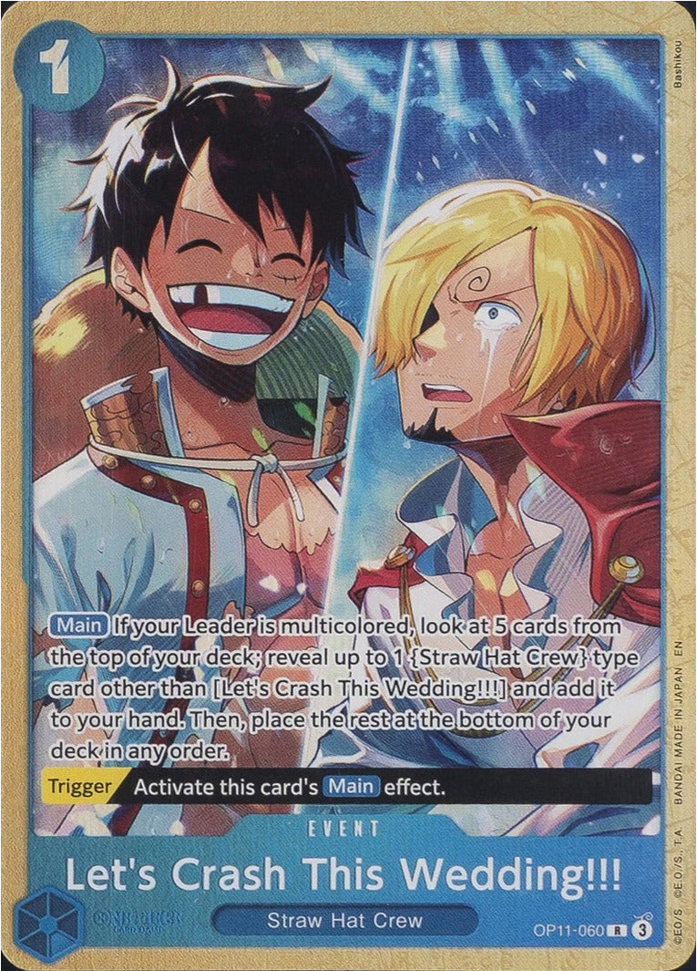 Let's Crash This Wedding!!! [One Piece Promotion Cards] | Galaxy Games LLC