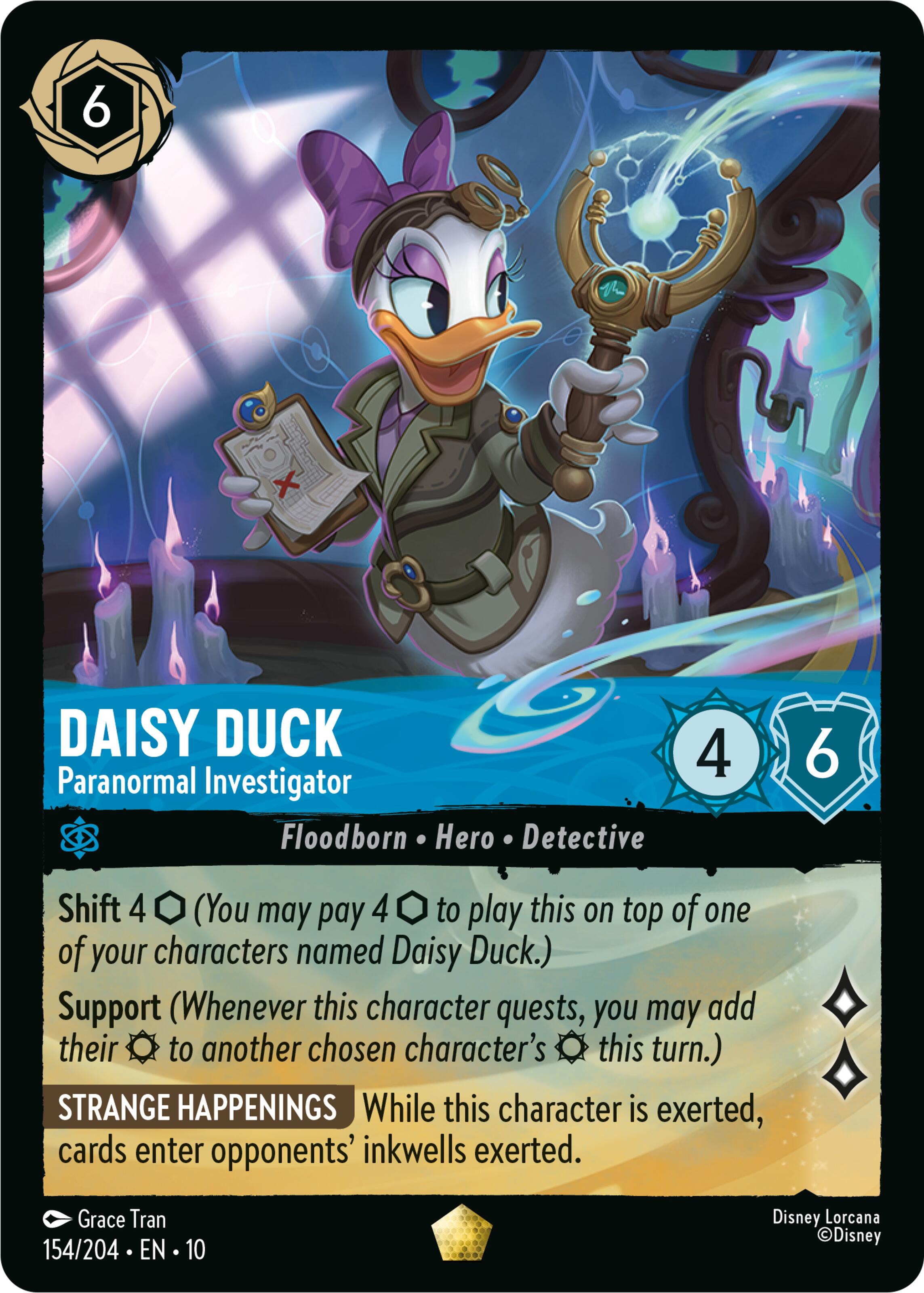Daisy Duck - Paranormal Investigator (154/204) [Whispers in the Well] | Galaxy Games LLC