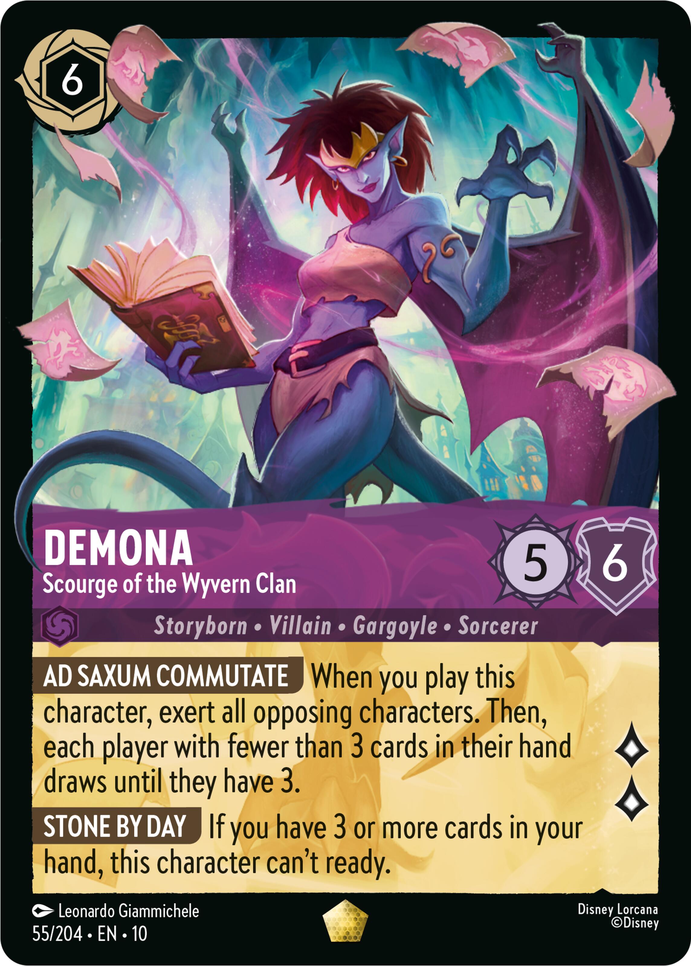 Demona - Scourge of the Wyvern Clan (55/204) [Whispers in the Well] | Galaxy Games LLC