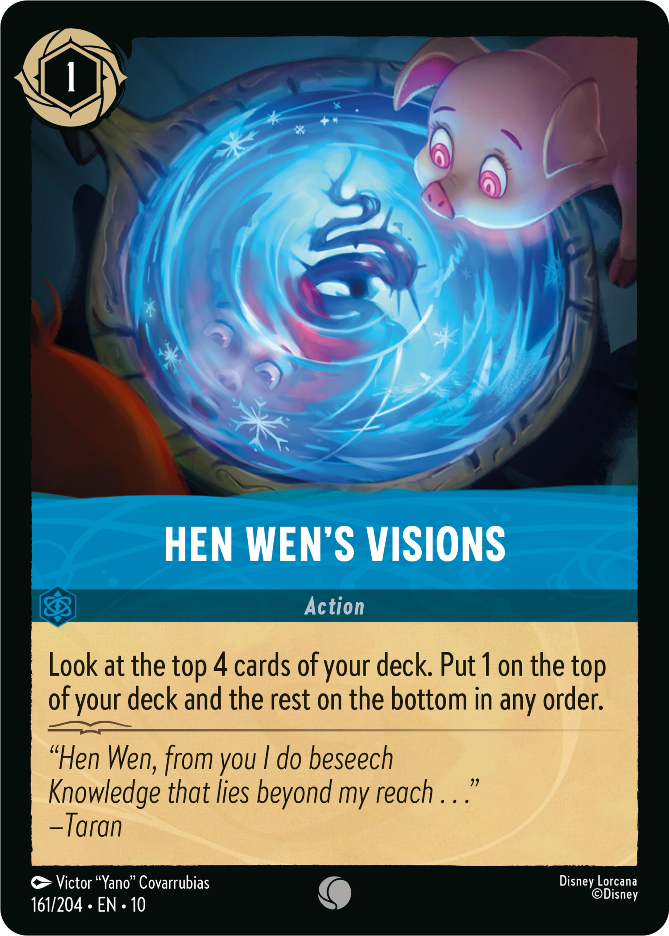 Hen Wen's Visions (161/204) [Whispers in the Well] | Galaxy Games LLC